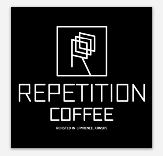 Repetition Coffee Roasted in Lawrence, KS sticker