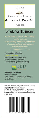 Vanilla Beans (5) - Grade B