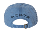 Embroidered Tapir Dad Cap - Faded Royal Blue