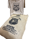 Tiger T-shirt - Black on Tan