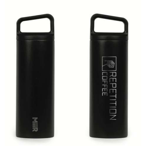 Repetition Coffee Etched Logo Thermos / MiiR 16 oz Wide Mouth